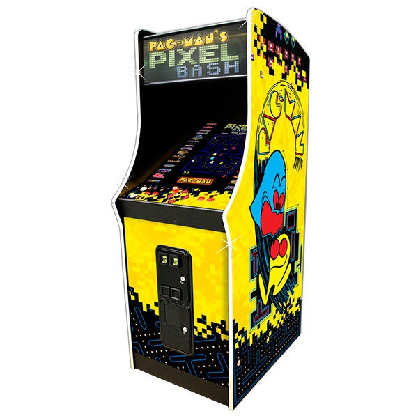 pac-man pixel bash retro arcade game