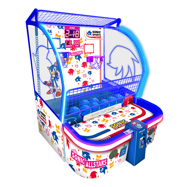 Sonic Sports Kids Basketball basketball arcade redemption game